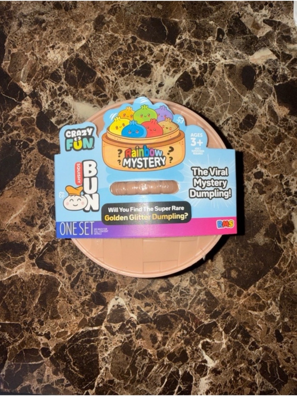 Crazy Fun Rainbow Mystery Dumpling Toy - Blue Packaging